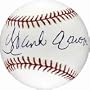 Hank Aaron Autographed Baseball