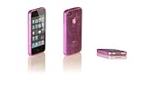 Produkt-Bild: Seidio Silikonh&uuml;lle Skin f&uuml;r iPhone 4 / 4S Lila Flieder Schmetterling/Blumen-muster