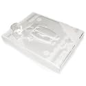 Baby Photo Album for 24 4x6 pictures, white fabric cover, white slip-in pockets; great gift!