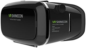 Latte SHCONBK Virtual Reality Headset for 3D Movies & Games with Adjustable Strap