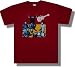 Monkees red youth T-shirt 'Monkey Around' tee Image
