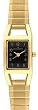 AK Anne Klein #10/8598BKGB Women's Gold Tone Expansion Band Watch