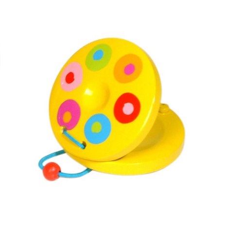 Childrens Toyshop  Toys : Tatiri Pair of Castanets - yellow
