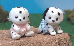 Childrens Toyshop  Toys : Calico Critters: Dalmation Dog Twins