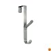 InterDesign Forma Over-the-Door Double Hook, Brushed Stainless Steel