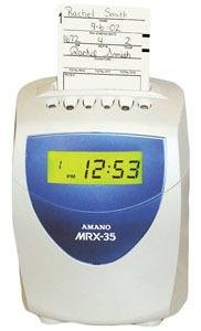 Amano MRX-35 time cards