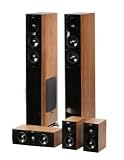 Jamo - S 606 HCS.3 - Système 5.0 - Pack de 5 enceintes - 130 W RMS - Dark Apple