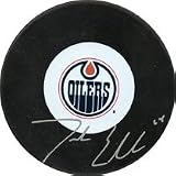 Jordan Eberle Autographed/Hand Signed Edmonton Oilers Hockey Puck