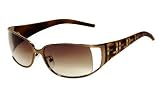 Fendi - FENDI FS345 210 BROWN METAL SUNGLASSES