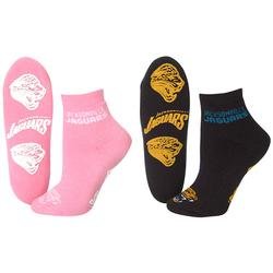 Buy For Bare Feet Jacksonville Jaguars Ladies Slipper Socks (2 Pack) - Jacksonville Jaguars Medium