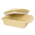 Chantal 8" X 8" Vanilla Square Baker with Lid