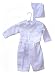 Baby and Infant Boys Christening Clothing - Boy`s 5pc Satin white Christening set - clothes set