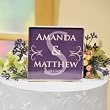 Monogram Wedding Cake Topper