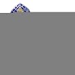 Romantic Gifts Enamelled Silver Earrings 1.50 inches (erg149)