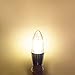 Bogao (4 Pack) LED Candelabra Bulb, 12W Warm White 3000K LED Candle Bulbs, 85-100 Watt Light Bulbs Equivalent, E12 Candelabra Base,1200 Lumens LED Lights,Torpedo Shape