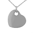 Sterling Silver Solid Some Heart Pendant