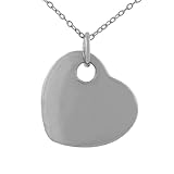 Sterling Silver Solid Some Heart Pendant