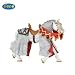 Papo 39929 Chain Mail Horse Red