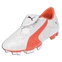 PUMA v-Konstrukt III GCI FG Women's Cleats (White Pearl/Fiesta Red/Sweet Grape)