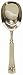 Decorative Small Ice Scoop with Fleur De Lis Handle