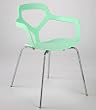 Nadia Stacking Chair in Green Tea By Euro Style