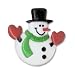Snowman Cupcake Rings - 12ct