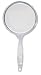 Swissco Clear Acrylic Hand Held Mirror 1X/10X, 8.1-Ounce