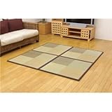 ユニット畳 『ニール』 ブラウン 82×82×1.7cm（4枚1セット） 軽量タイプ