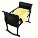 Yellow Gingham Cradle Bedding-Size 15x33