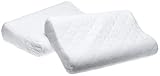 ViscoFresh Set of 2 4-Pound Breathable ViscO2 Memory Foam Contour Pillows with Coolmax Covers