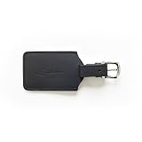 Saddleback Leather Luggage Tag, Carbon Black