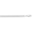 14K White Gold Miami Cuban Link Chain Bracelet - 4.40mm - 8.5 inch