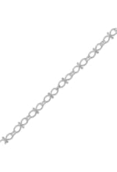 9.5 Inch Thin Filigree Anklet 9.5 Inch Polished Sterling Silver Filigree Design Anklet - JewelryWeb