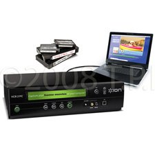 o ion o – vhs player w/ usb to pc