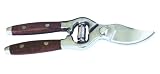 31daUxgeJlL. SL160  Deluxe Stainless Steel Bypass Pruner with Teak Handle