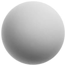 PTFE (Polytetrafluoroethylene) II Sphere, Grade II, Opaque White, Standard Tolerance