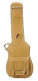 Levy's Leathers Leather Deluxe Bass Guitar Bag ,Buff