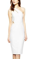 Sexy One Shoulder Stretchy Knit Spring Summer  Dress