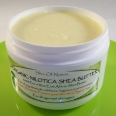 Slice of Nature&copy; Organic East Africa Nilotica Shea Butter 100% Pure and Raw 8 Ounces