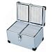 Electronics : Neo Media Aluminium CD or DVD Storage Box with sleeves holds upto 200 disks