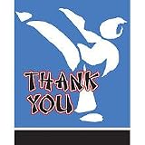 Black Belt Birthday Thank You Notes Package of 8