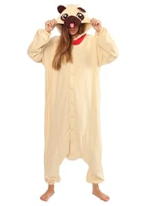Pug Dog Kigurumi - Adult Costume