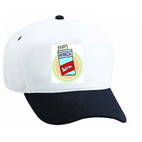 White Cap with wildlife, africa, ticket, safari, plane, airline