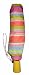 Women's Coach Umbrella Multi Striped 60412
