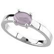 14K White Gold Chalcedony Ring