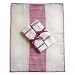 Tadpole Classics Gingham Fuchsia - burp cloth