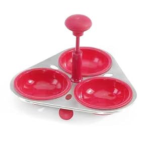 William Bounds Sili Gourmet Triple Egg Poacher