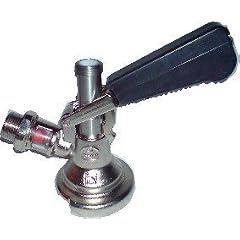 Zapfkopf Keg Verschluss Flach Fitting seitlicher Ausgang (Thekenanstich)