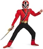 Red Ranger Samurai Classic Muscle Costume - Small (4-6)
