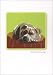 Grrreen Pit Bull Terrier Note Cards
